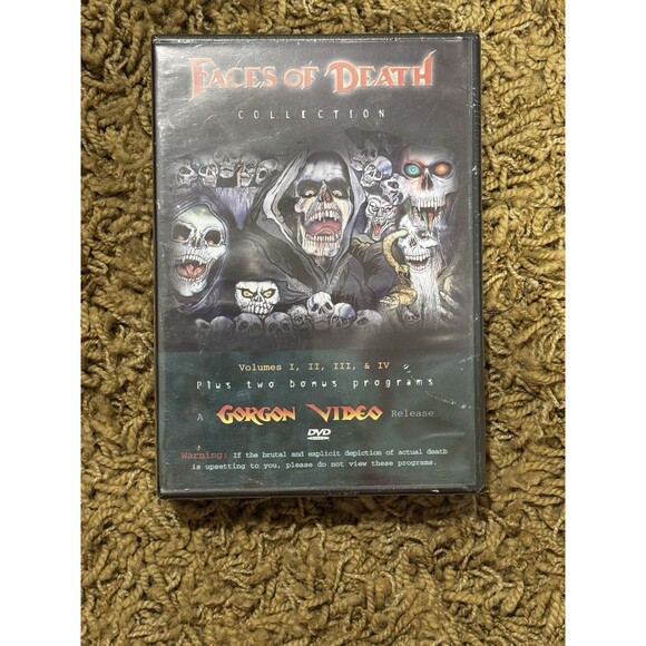Other - Rare faces death collection dvd Volume. 1 , 2 , 3 , & 4 Plus Bonuses NEW UNOPEN